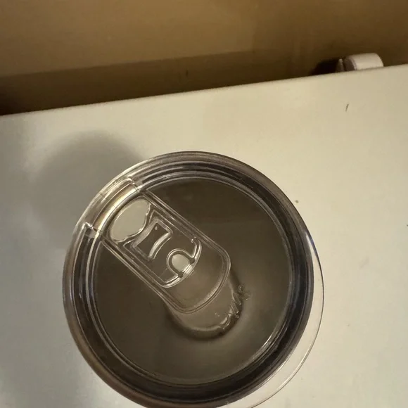 White and Pink Party Tumbler with Festive Design - Picture 2 of 4